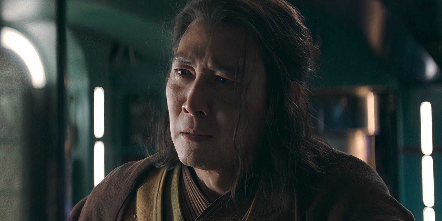 Master Sol (Lee Jung-jae) grieves his fallen Jedi on his ship in The Acolyte episode 6