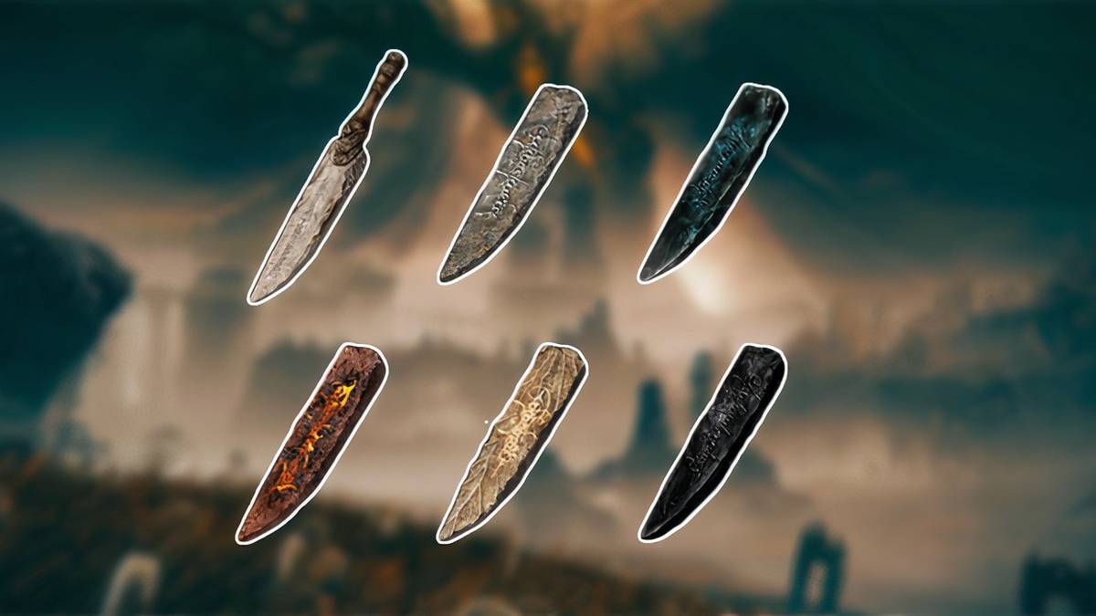 Some of the Whetblades from Elden Ring