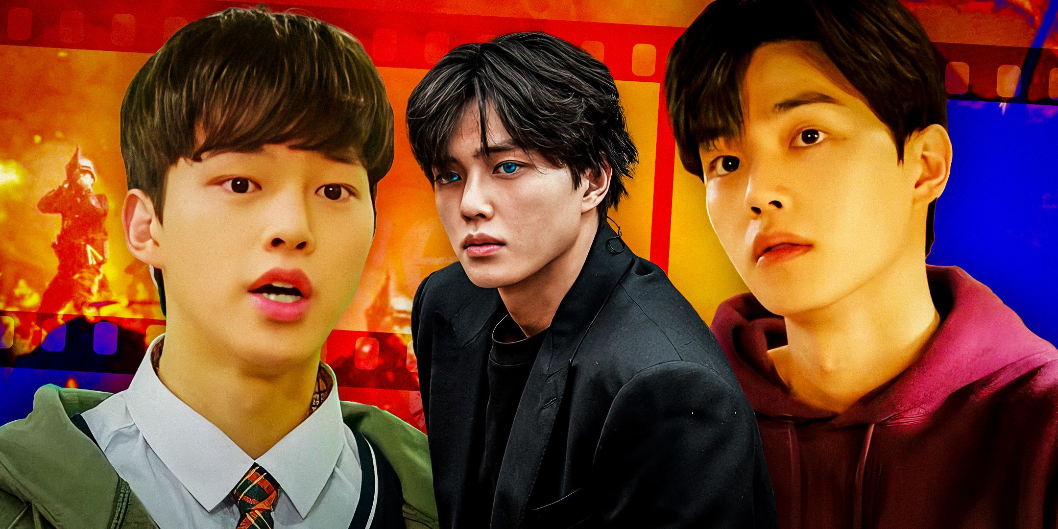 Custom image of Song Kang in different roles