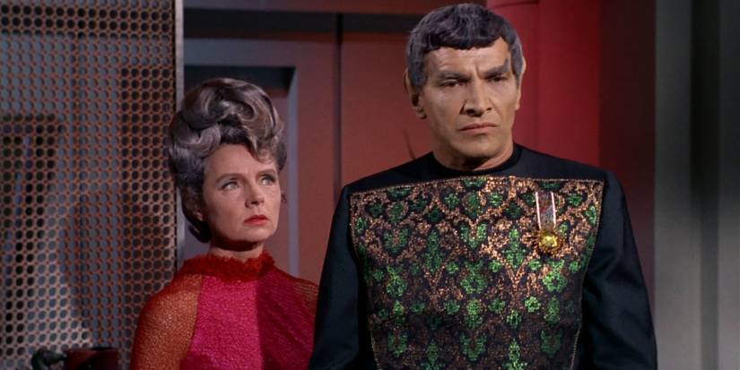 5 Star Trek Secrets Spock Kept From Kirk Despite Their Strange New Worlds Mind Meld Star Trek Journey to Babel Sarek Amanda