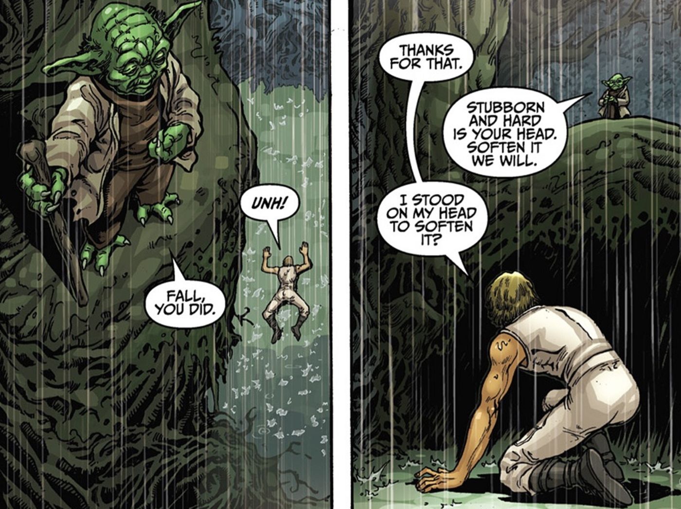 This Iconic Image of Luke Skywalker's Jedi Training Means the Opposite ...