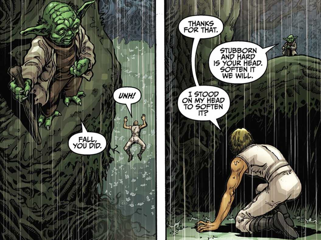 This Iconic Image of Luke Skywalker's Jedi Training Means the Opposite ...