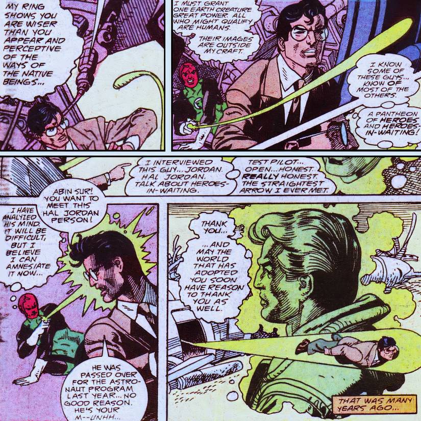 Superman Chooses Hal Jordan as Green Lantern in Action Comics #642