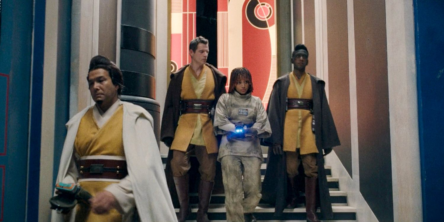 Mae (Amandla Stenberg) is arrested by the Jedi in The Acolyte season 1 episode 8