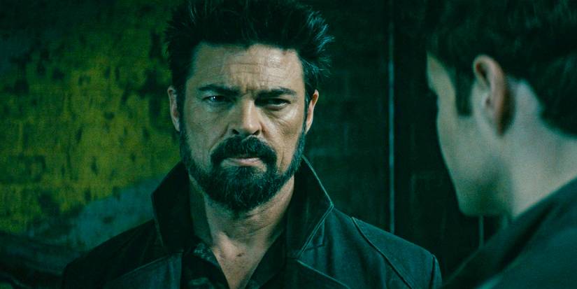Butcher (Karl Urban) looking evil in The Boys Season 4 Episode 8.