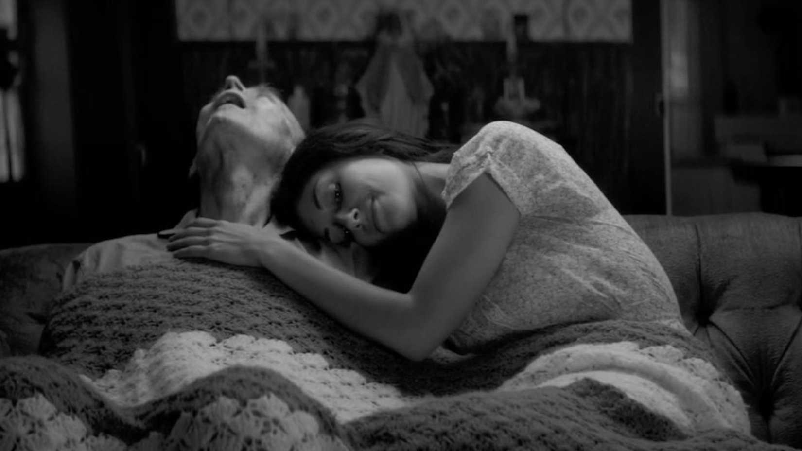 Francisca hugs Charlie in The Eyes of My Mother (2016)
