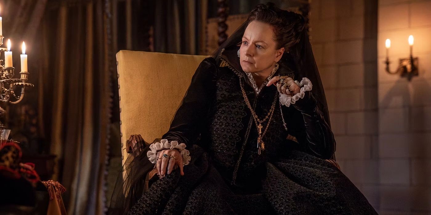 The Serpent Queen Star Samantha Morton Teases Mystery, Intrigue & Danger In Season 2