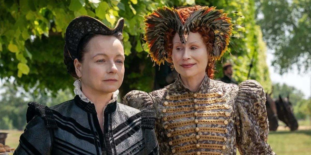 Minnie Driver Talks Queen Elizabeth & Catherine De Medici's Power Struggle In The Serpent Queen Season 2