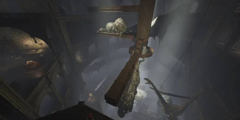 Хранилище образцов "The Shadow Keep" на разных уровнях в Elden Ring.