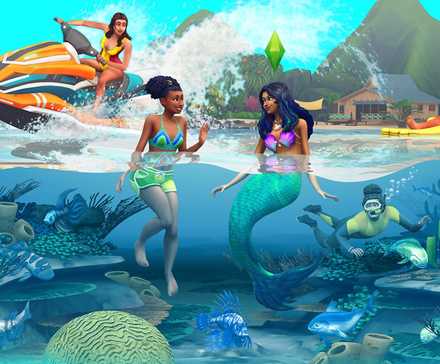 The Sims 4 - Island Living Key Art