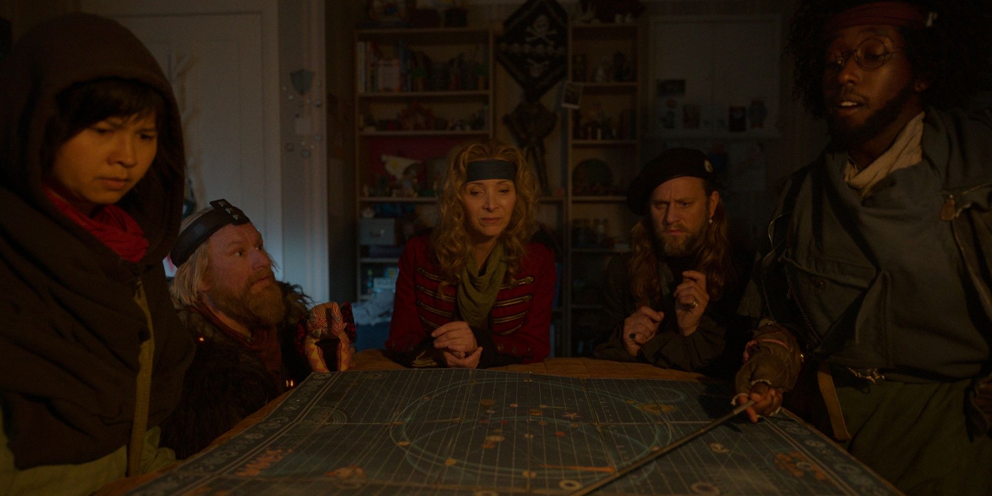 The Time Bandits In Kevin's Room Looking At The Map In Time Bandits 2024.jpg