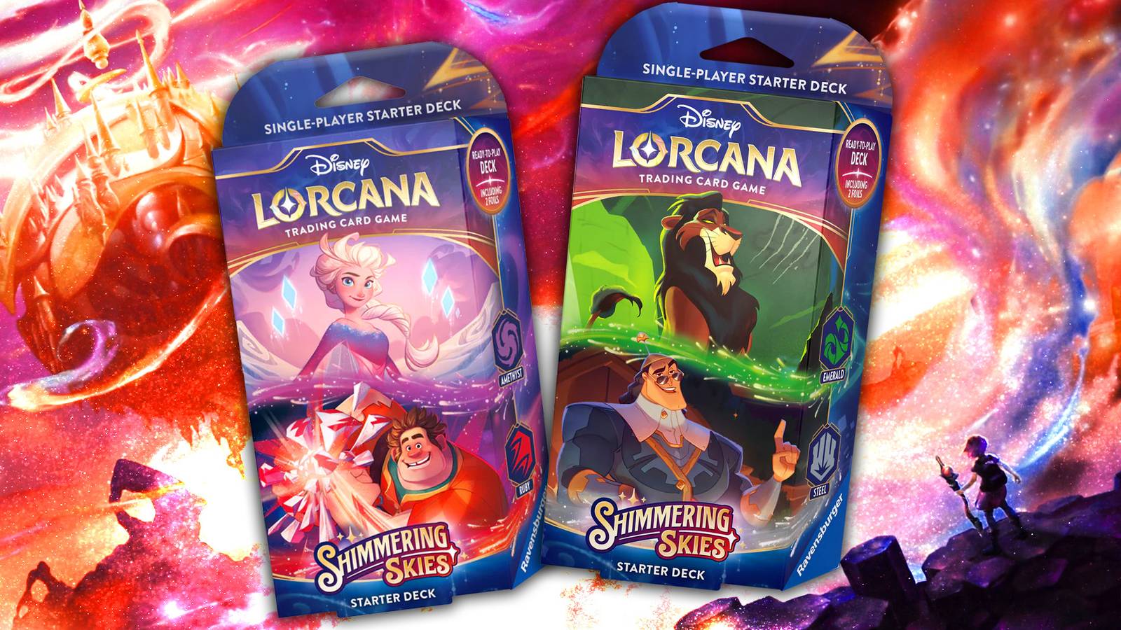 Disney Lorcana: Shimmering Skies Starter Decks Review