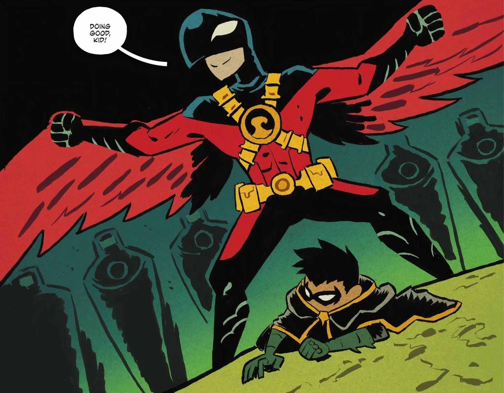 Tim Drake Officially Accepts Damian Wayne as Robin, Passing Down His ...