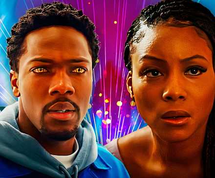 Тосин Коул в роли Майкла и Надин Миллс в роли Сабрины в Supacell
