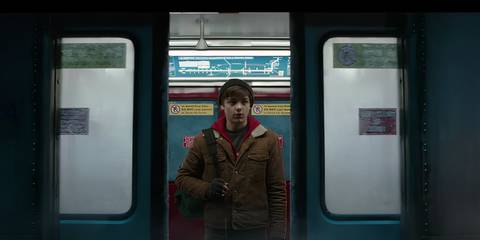 Billy Batson exits the subway in Shazam!