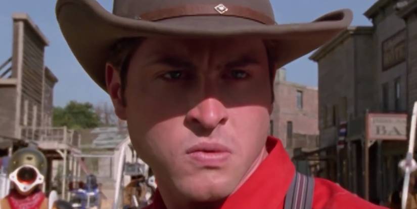 Wes wearing a hat in Power Rangers Time Force