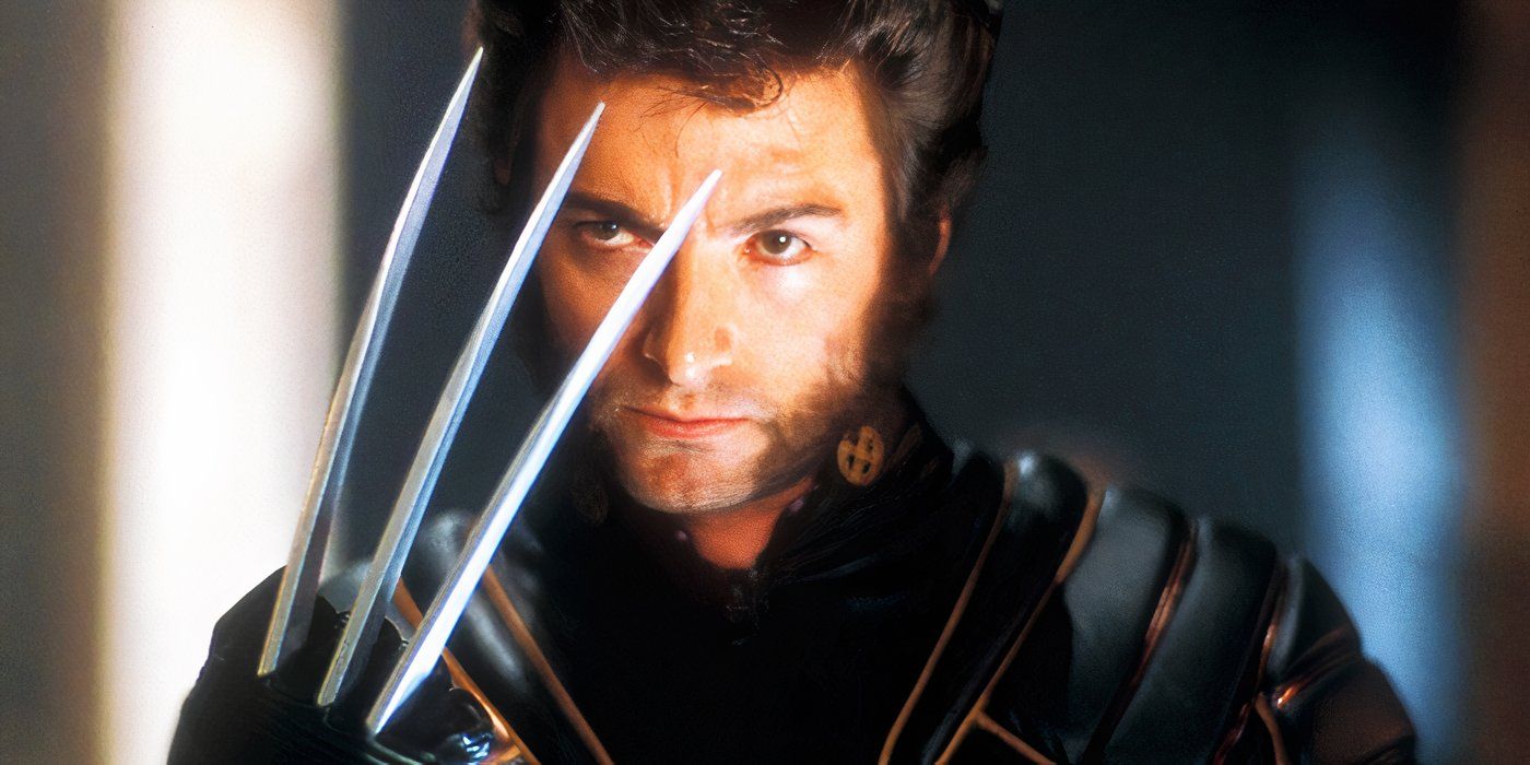 Wolverine getting his claws out in 2000's X-Men