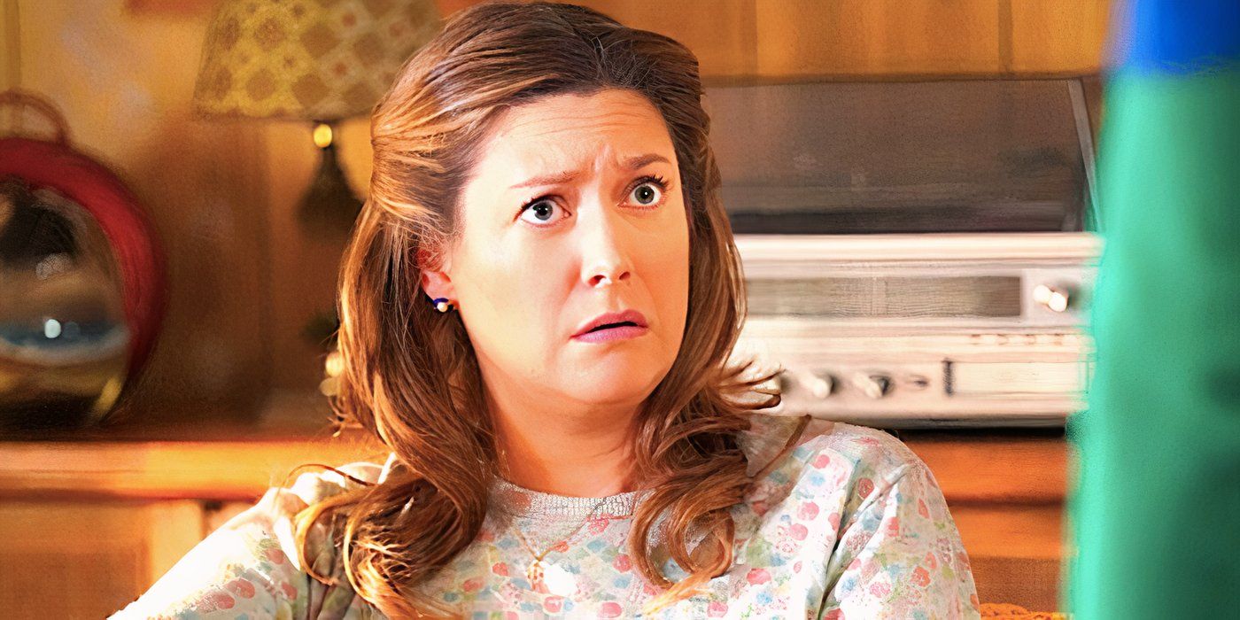 Zoe Perry's Mary looking scandalized in Young Sheldon