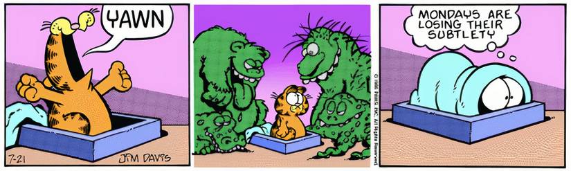 10 Funniest Garfield Comics About Hating Mondays (That We Didn't ...