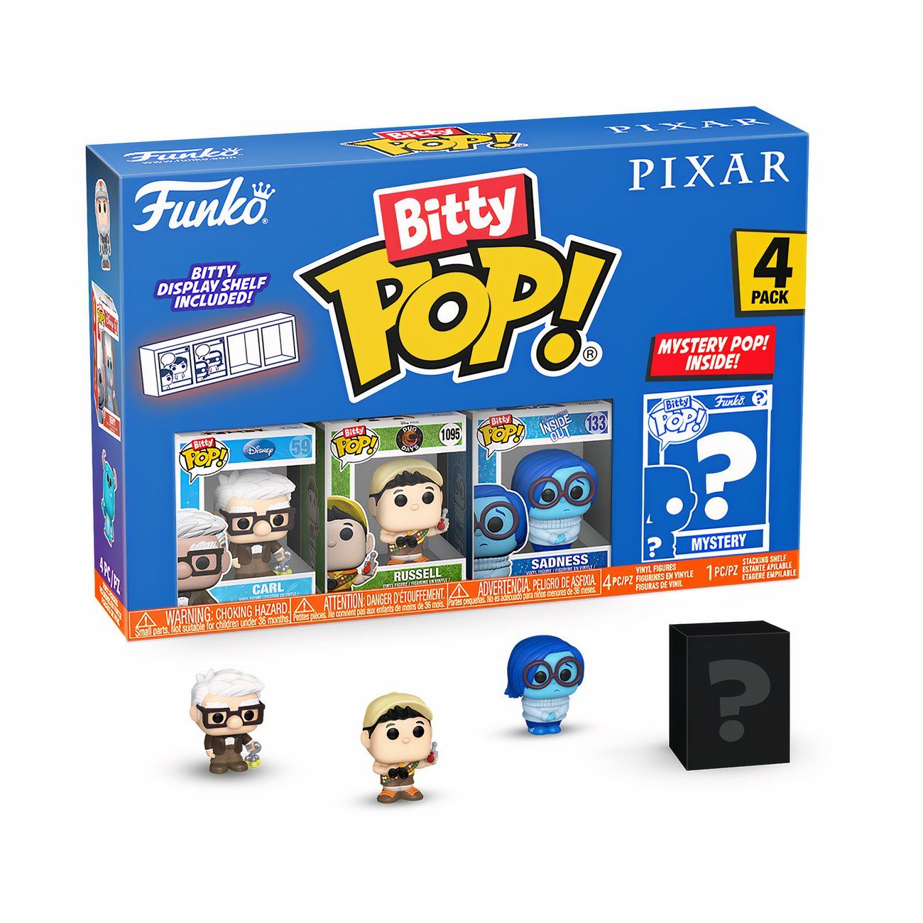 Funko Celebrates Pixar Hits With New Bitty POP! Four-Packs