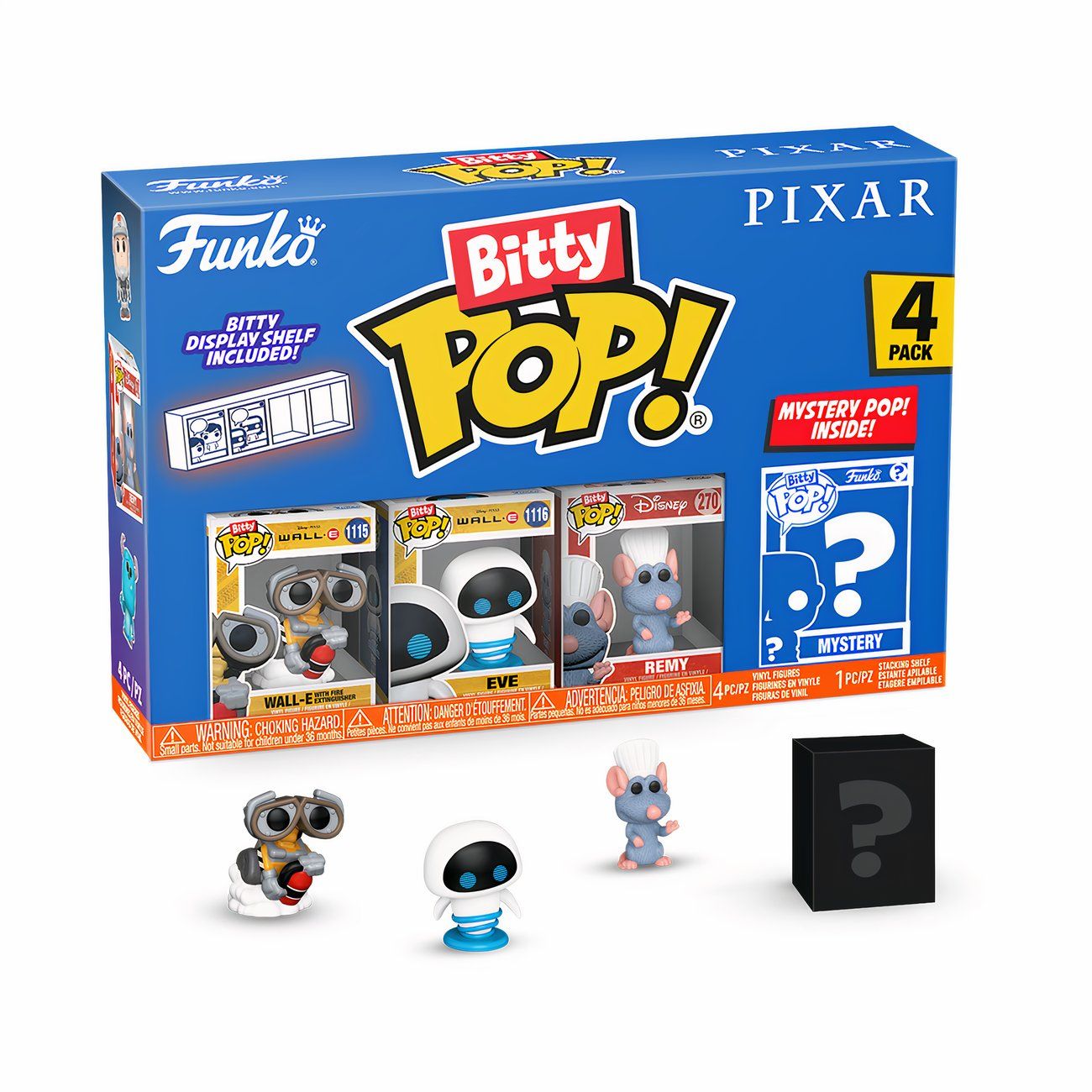 Funko Celebrates Pixar Hits With New Bitty POP! Four-Packs