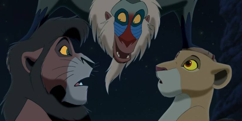 Kiara e Kovu em O Rei Leão 2: O Reino de Simba