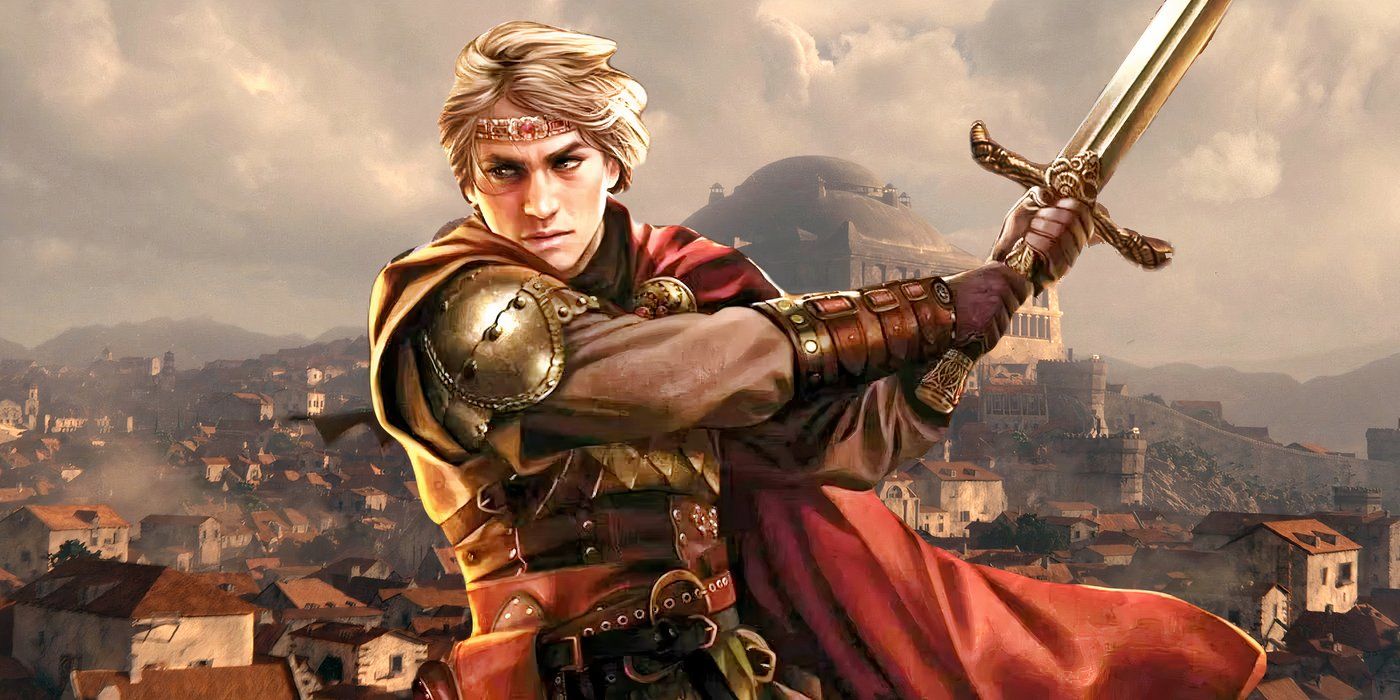 Aegon the Conqueror from Aegon's Conquest in front of King's Landing custom image