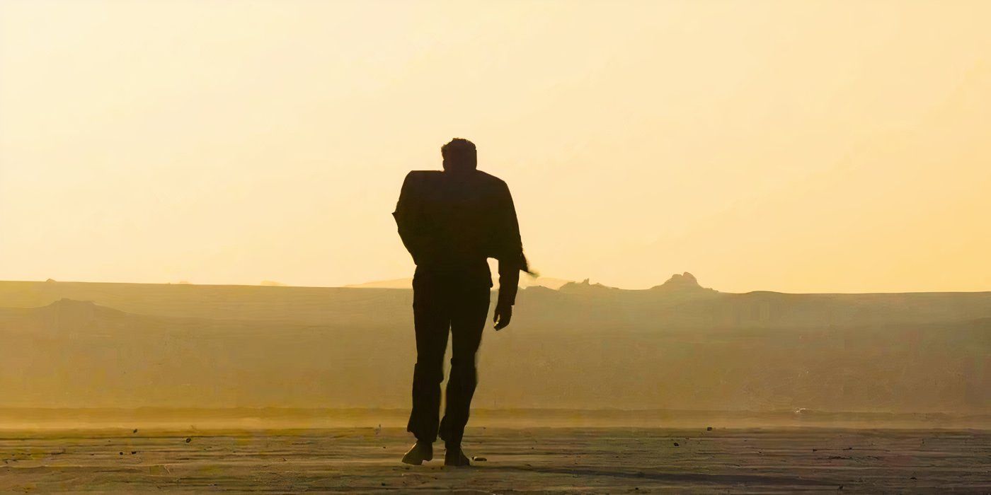 An injured Vince Vaughn clambers through the California desert in True Detective season 2