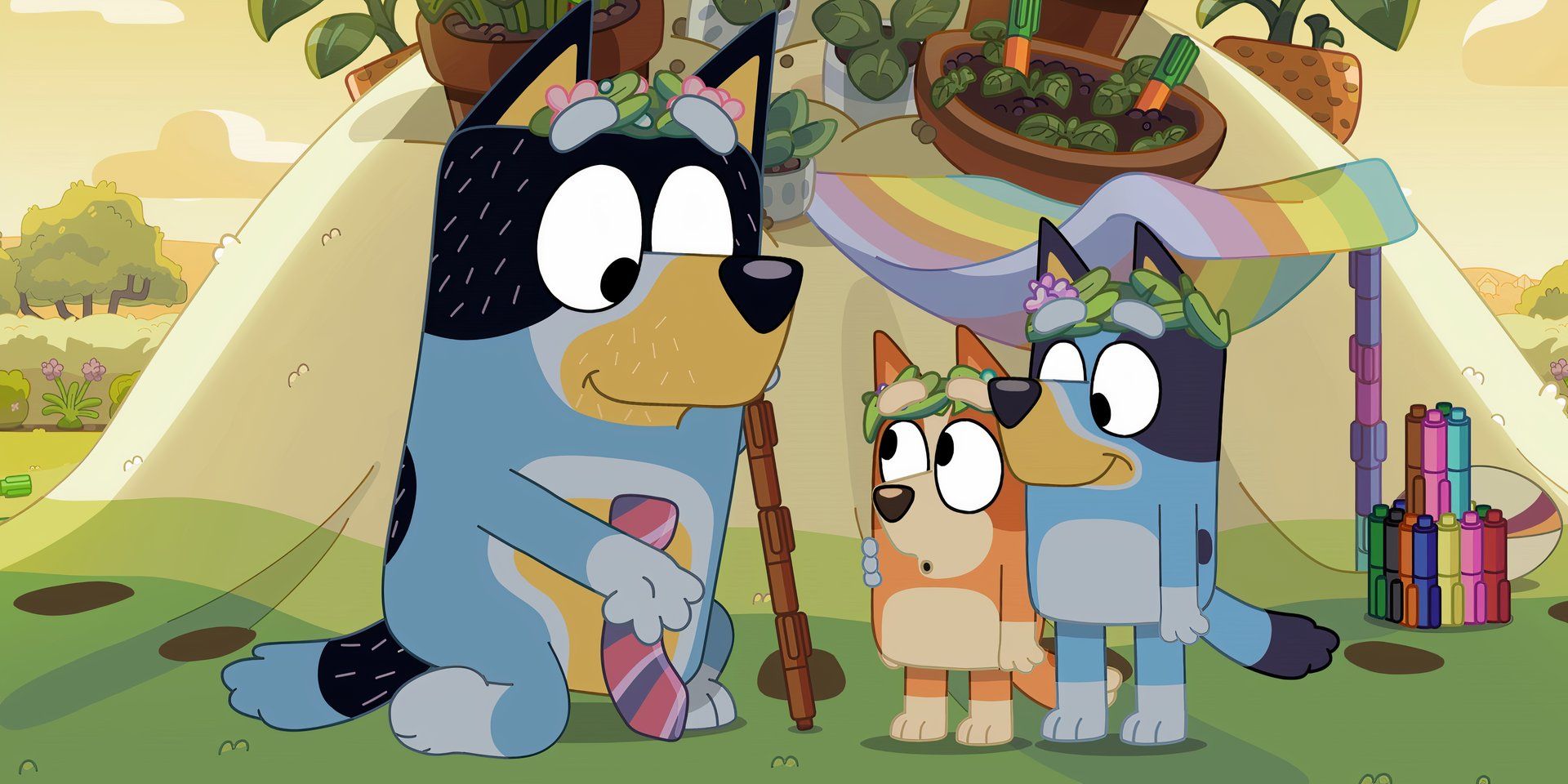 ¿A qué raza de perro pertenecen Bluey y su familia en Bluey?