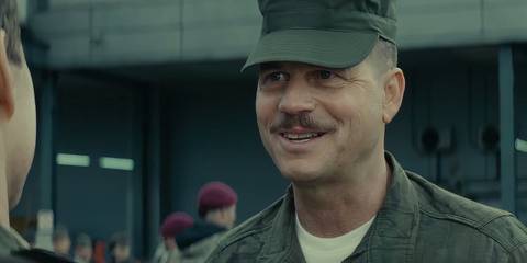 Bill Paxton as Sergeant Farell in Edge of Tomorrow