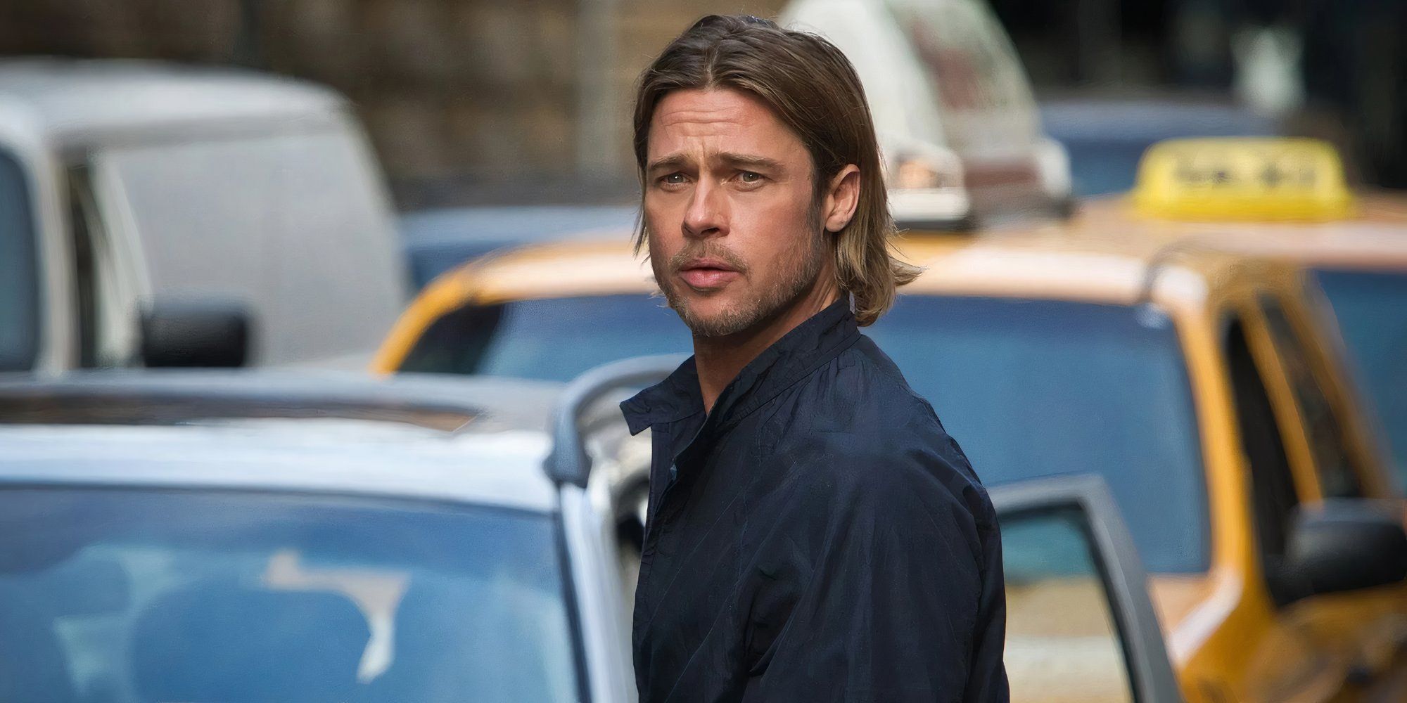 Brad Pitt come Gerry in World War Z