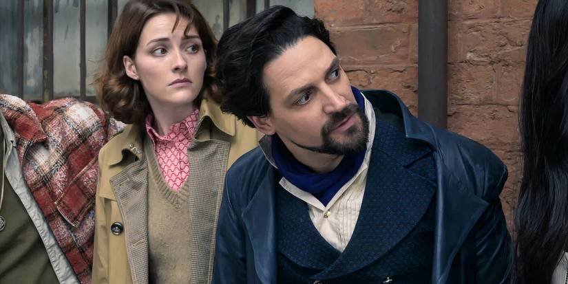 Персонажи из The Librarians The Next Chapter рассматривают переулок