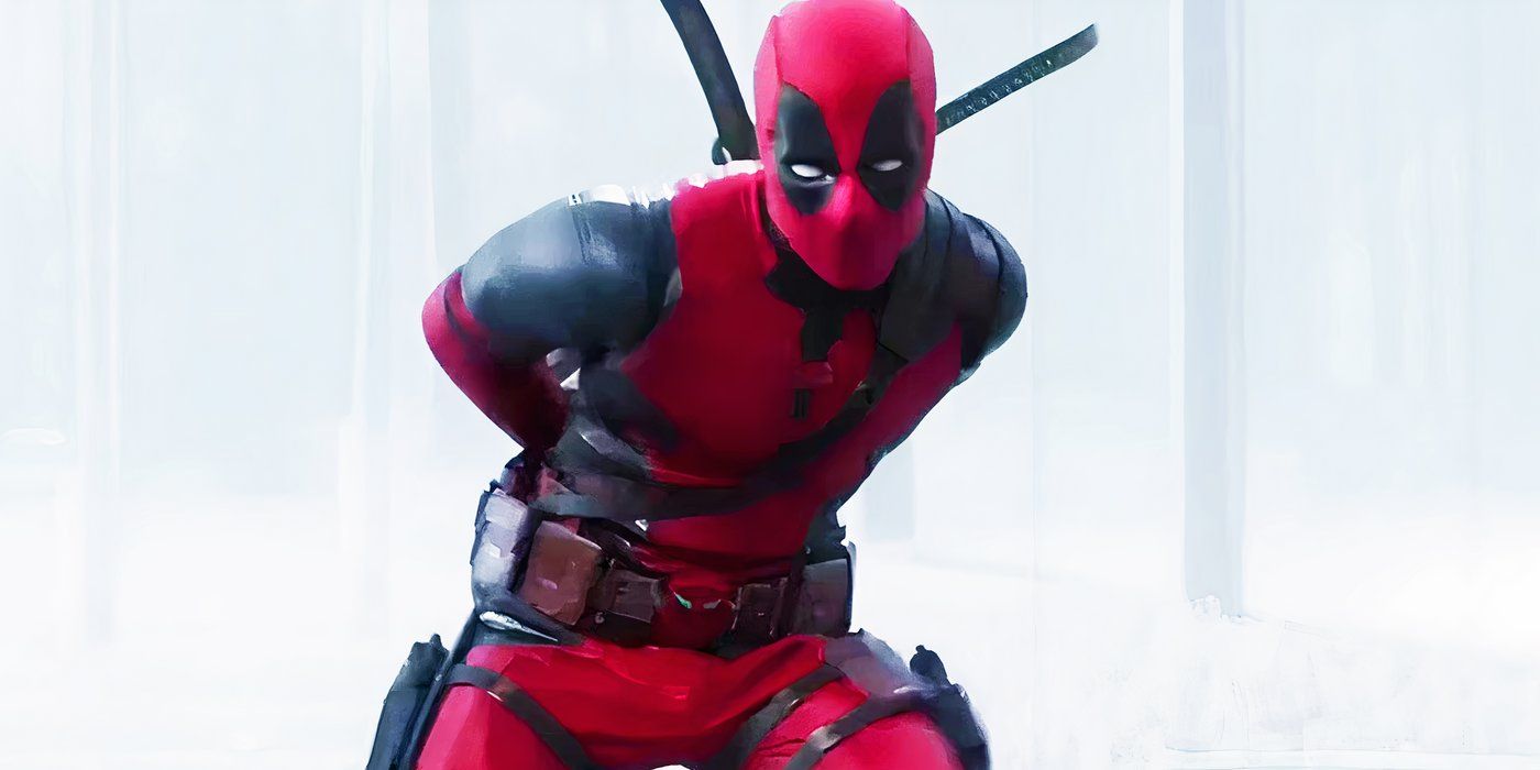 Deadpool dancing in the opening of Deadpool & Wolverine