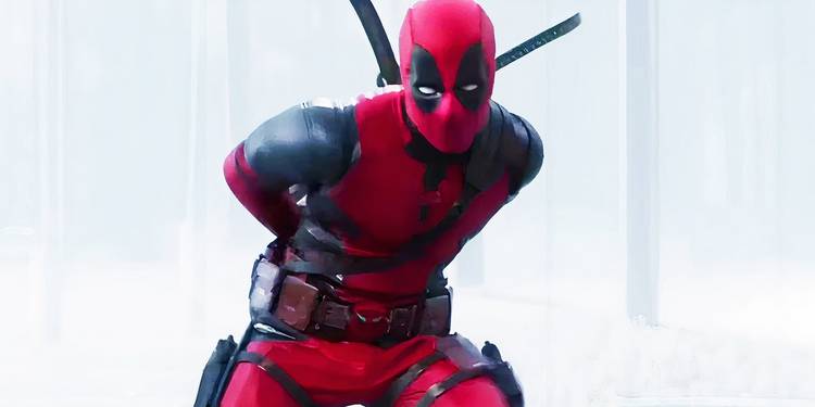 Deadpool dancing in the opening of Deadpool & Wolverine