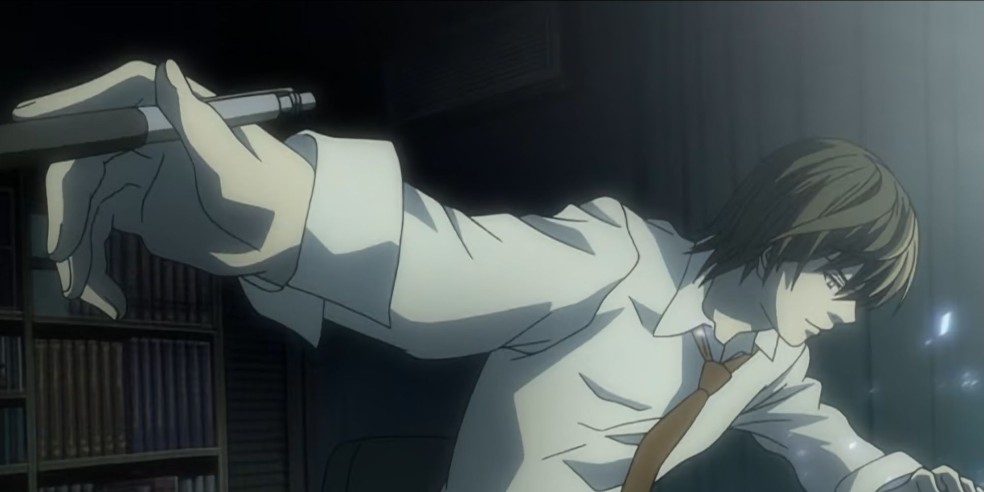 Death Note Best Quotes Light writing names with flourish