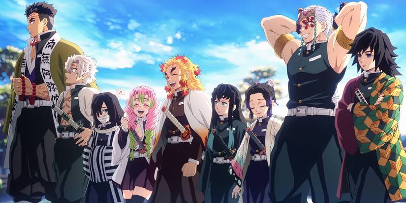 New Demon Slayer Art Gives The Hashira One Last Happy Moment Before The ...