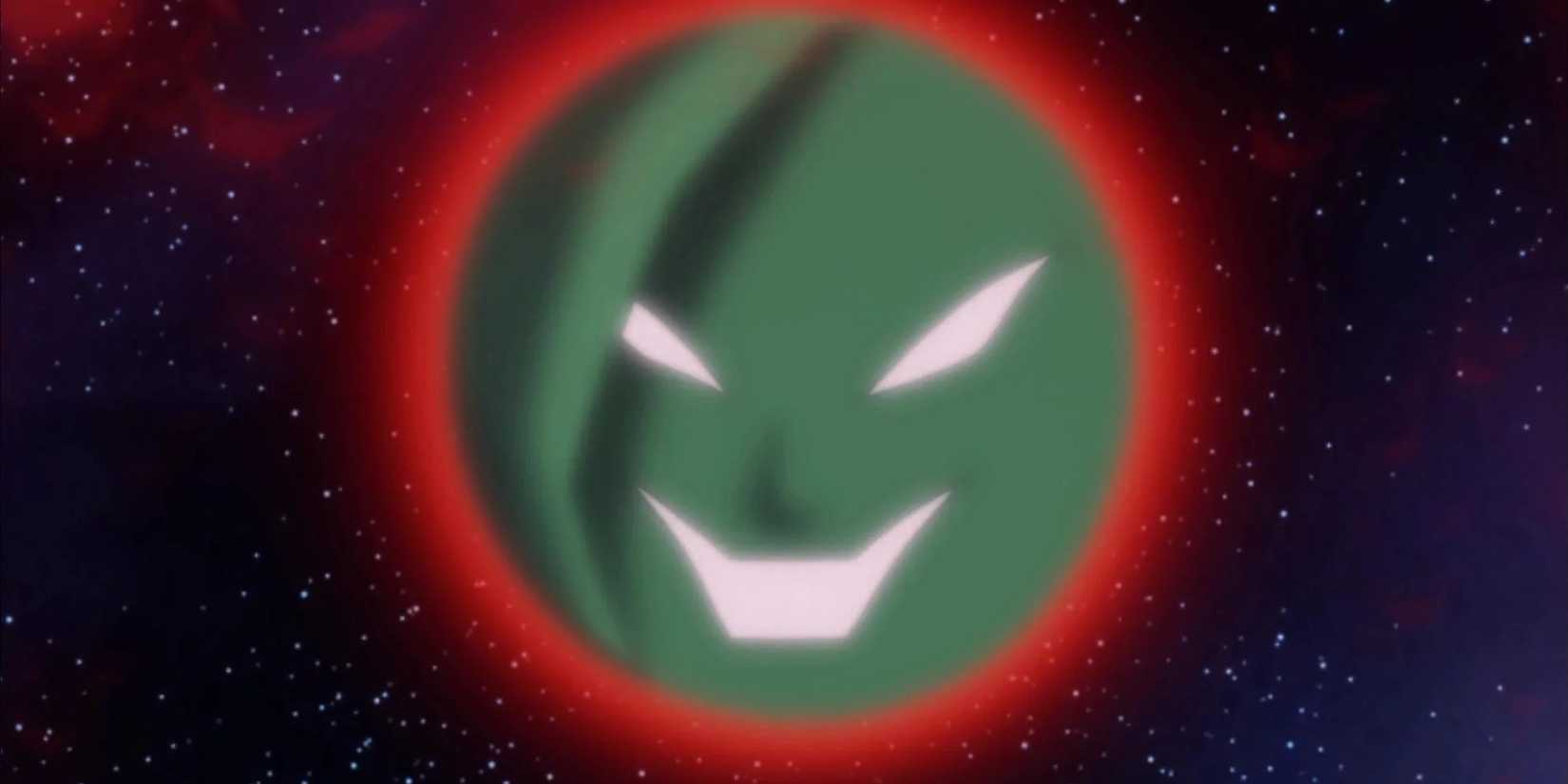 Dragon Ball Super Бесконечный Замасу улыбается.