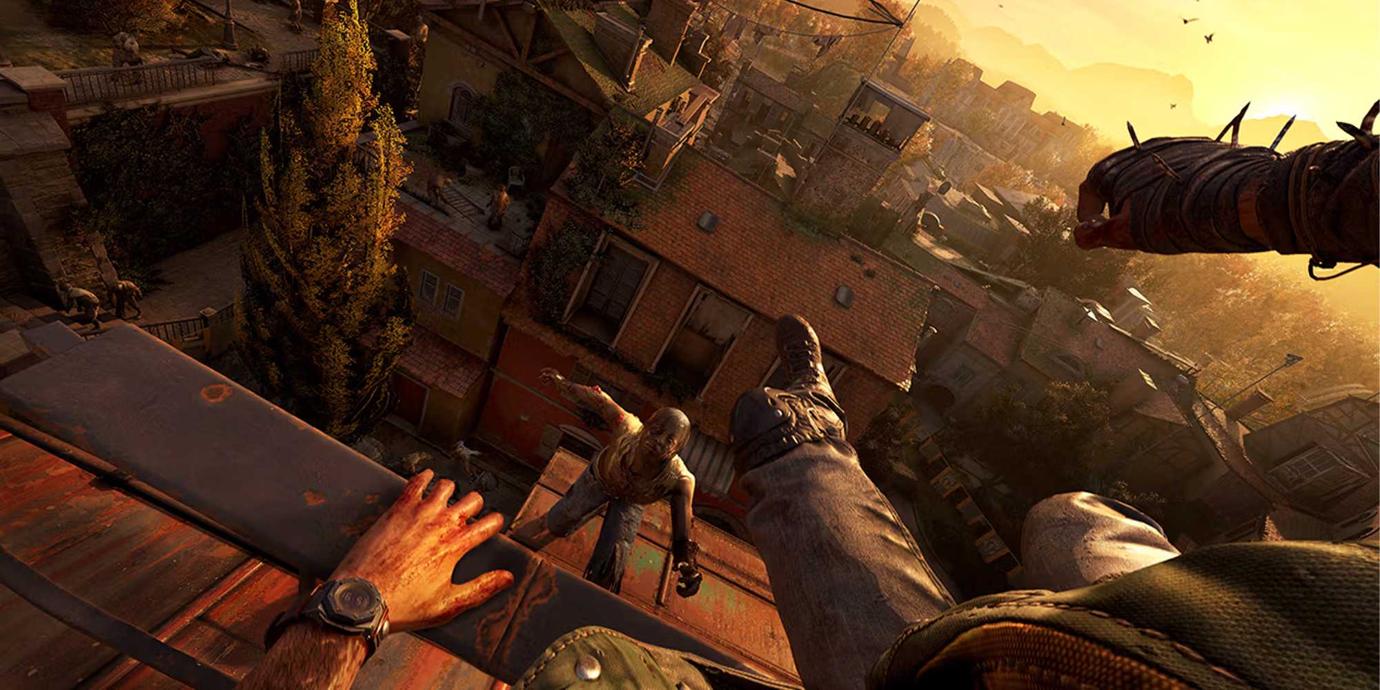 Zombies Rooftom You Might Get To Play Dying Light: The Beast For Free