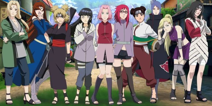 female characters from naruto shippuden