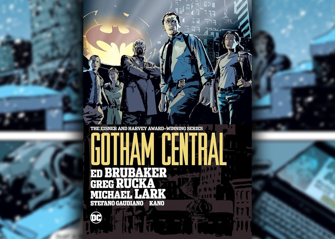 capa de quadrinhos central de gotham