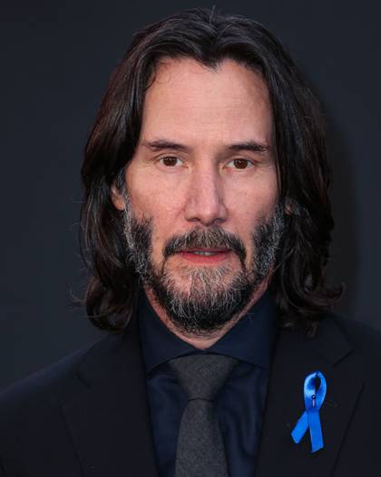 Keanu Reeves em evento.
