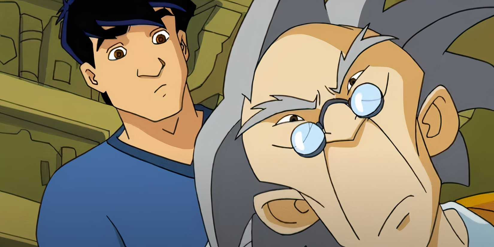 Jackie Chan and Uncle Chant in Jackie Chan Adventures