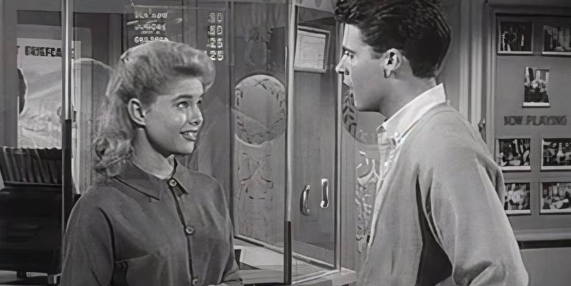 Julie talking to Eddie in Leave it to Beaver