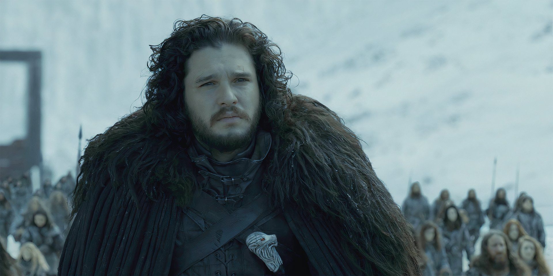 Kit Harington as Jon Snow in the Game of Thrones finale