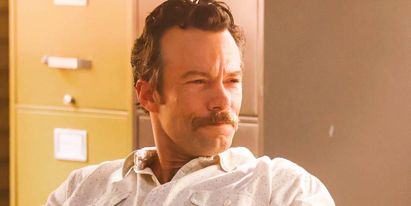 Kyle Schmid as Mike Franks with narrowed eyes in NCIS: Origins