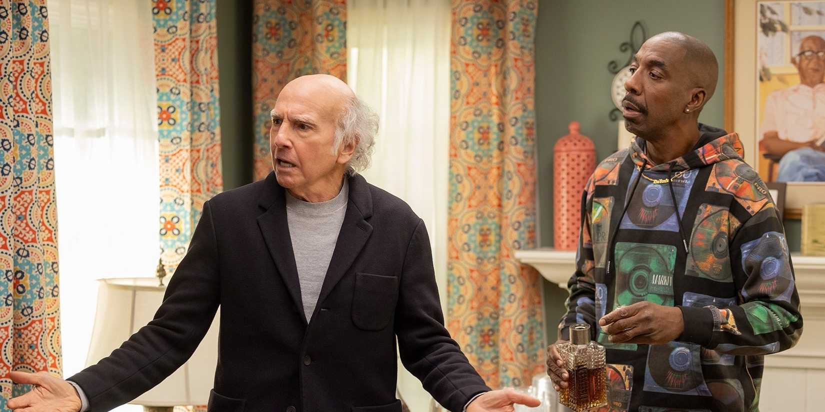 Larry (Larry David) and Leon (J.B. Smoove) on Curb Your Enthusiasm