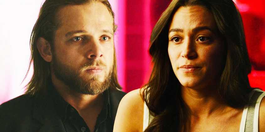 Max Thieriot as Bode Leone and Stephanie Arcila as Gabriela Perez in Fire Country season 2's finale-2
