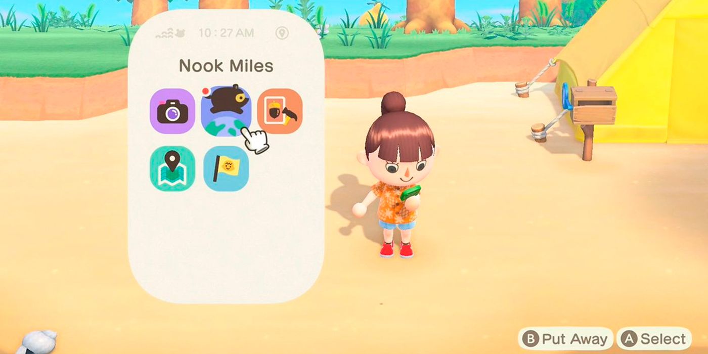 Una villager apre l