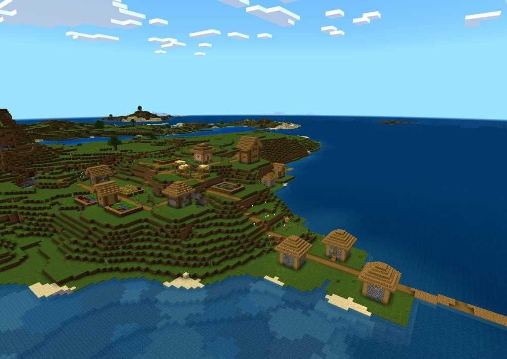 Minecraft Java Coastal Seeds 15 Best Minecraft Seeds For Villages