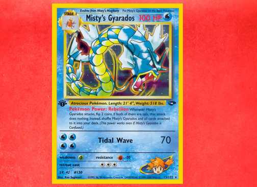 misty's gyarados pokemon card value - Hot Air Arena Product DescriptionHOLO We Can't Believe Pokmon TCG